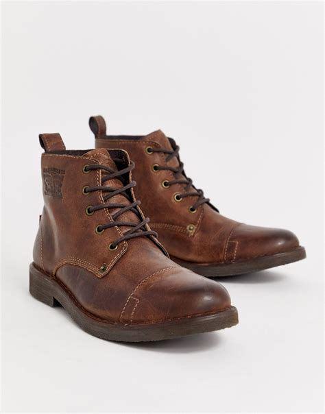 levis quality leather boots|levis boots men's lace up.